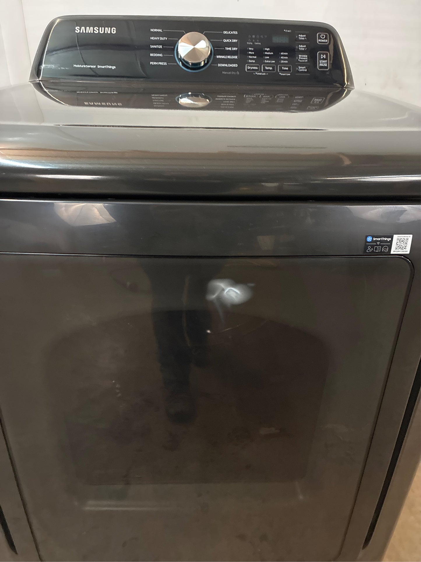 Samsung 7.4 cu ft Smart Electric Dryer Black