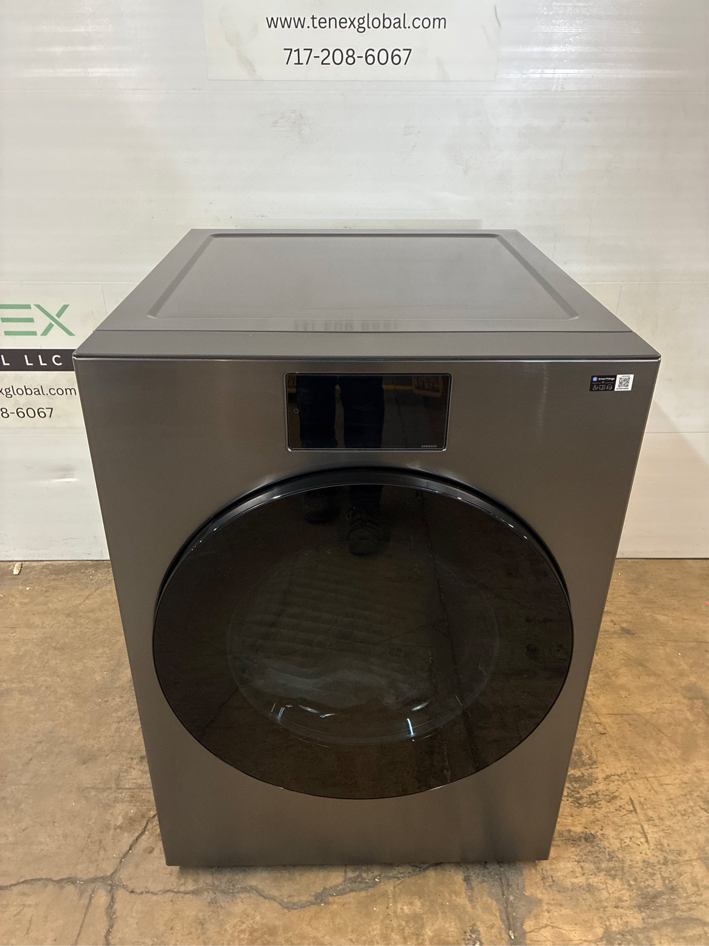 Samsung 7.6 cu ft Bespoke AI Electric Dryer Dark Steel