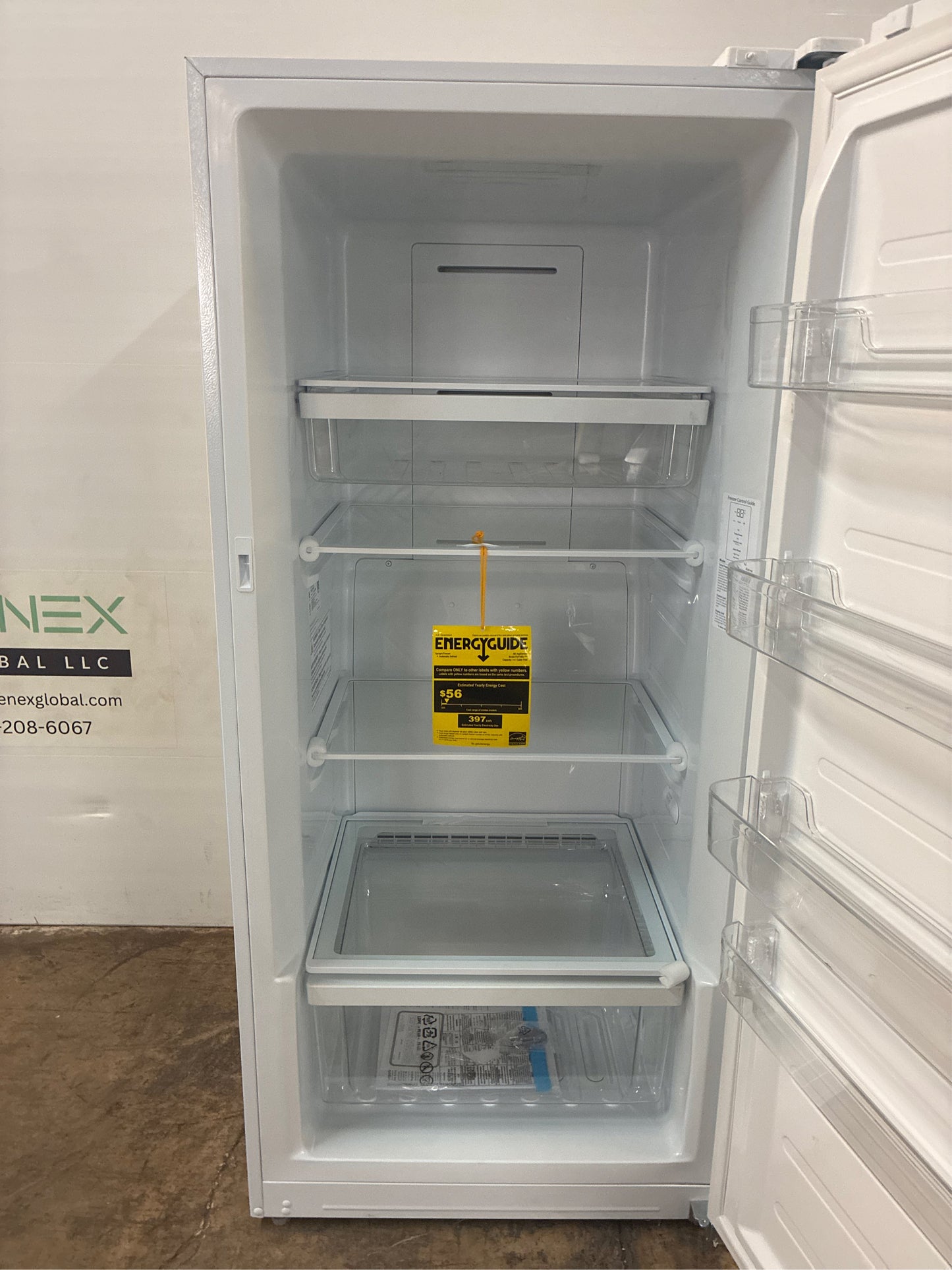 GE 14.1-cu ft Frost-free Upright Freezer