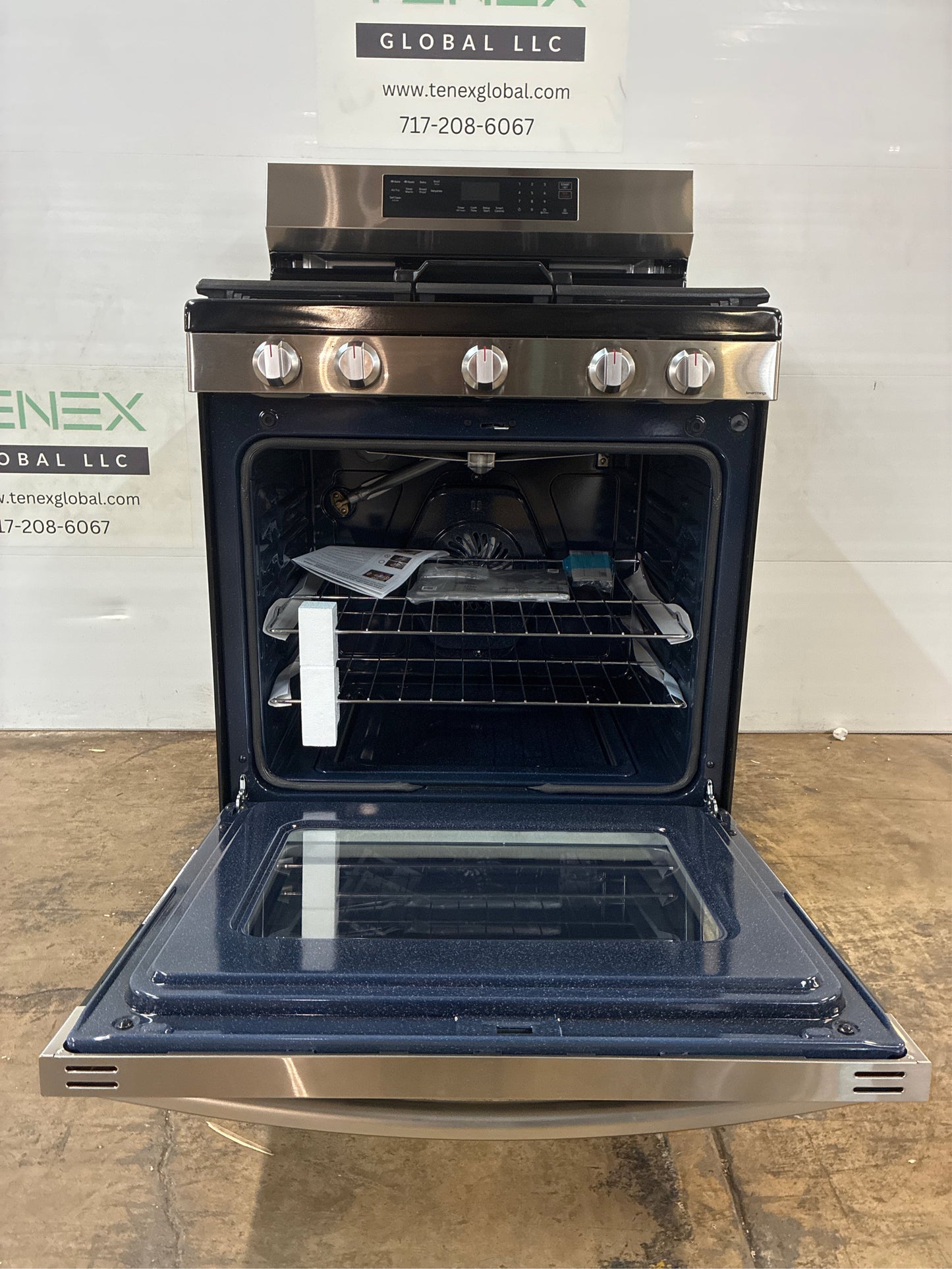 Samsung 30" 5-Burner Gas Range with Air Fry