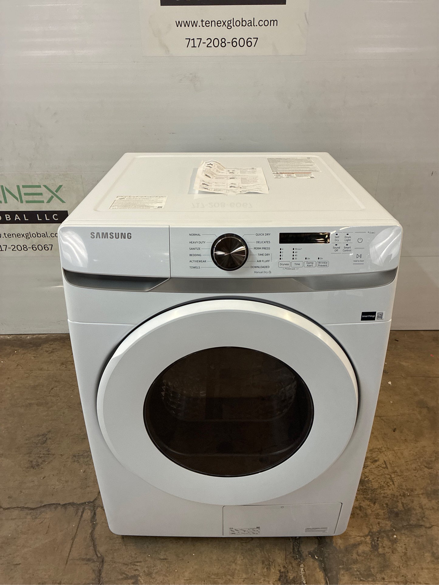 Samsung 7.5 cu ft Stackable Heat Pump Dryer, White