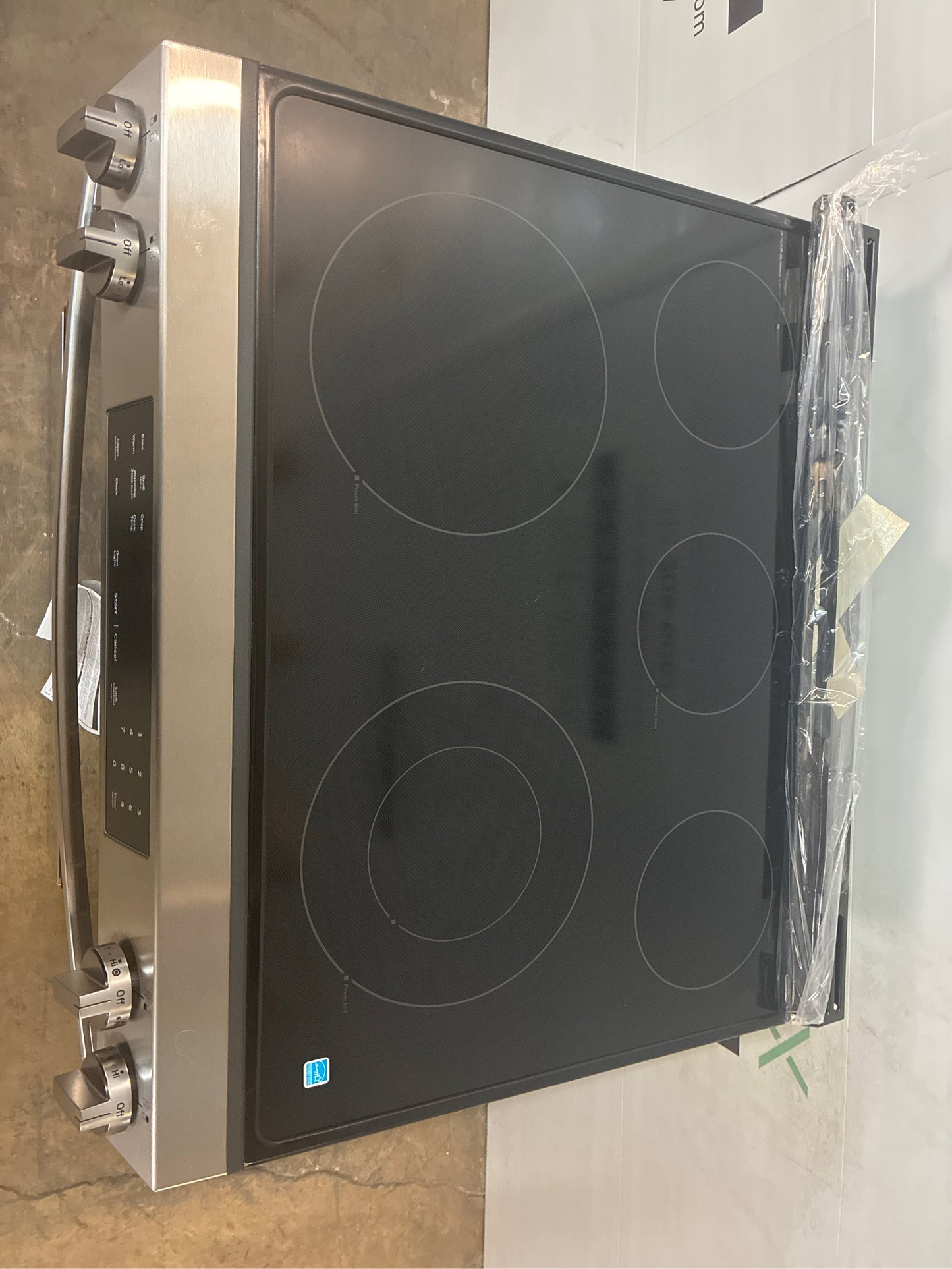 GE 30 in. 5-Burner Electric Slide-In Range
