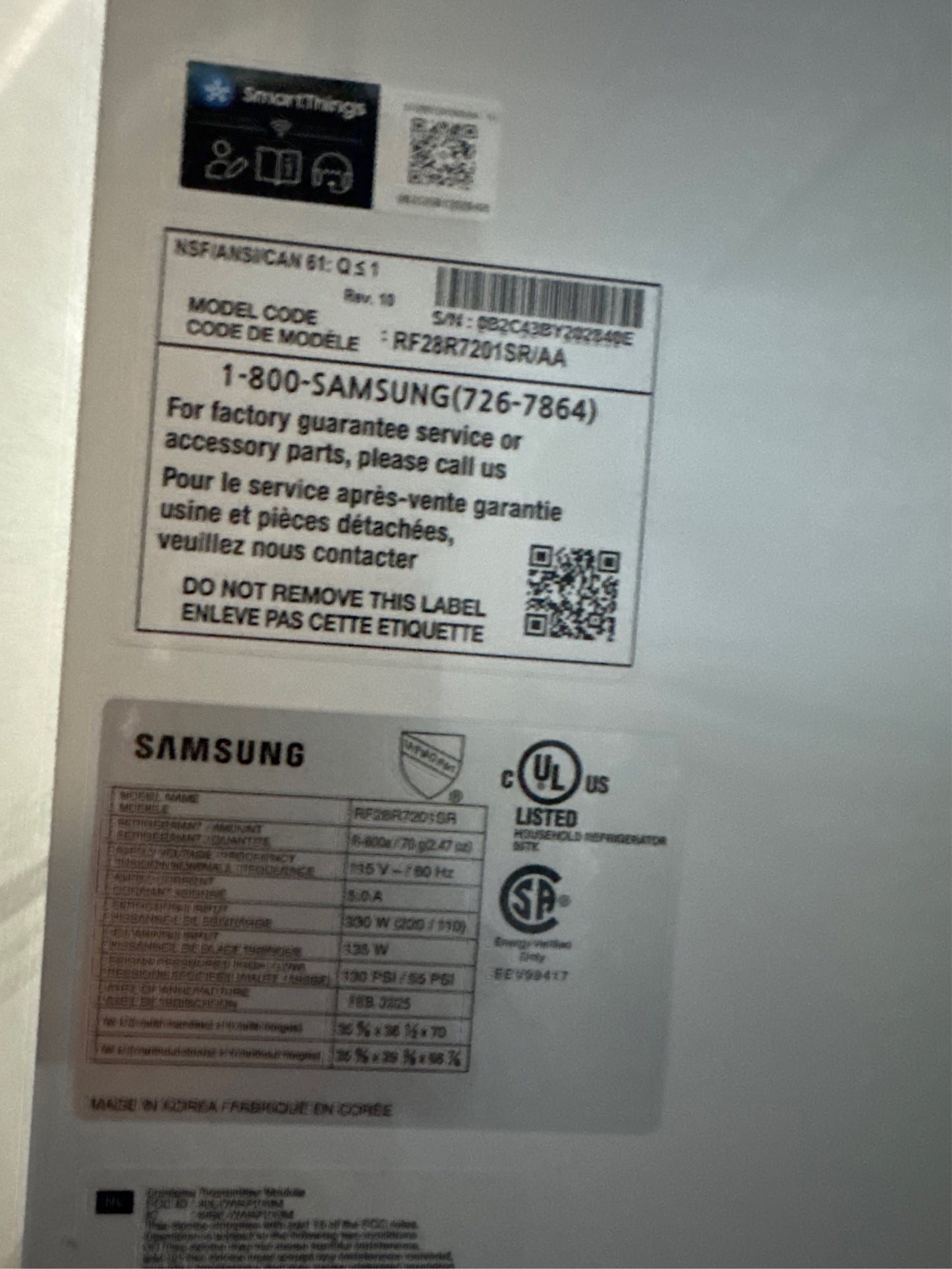 Samsung 28 cu. ft. French Door Refrigerator