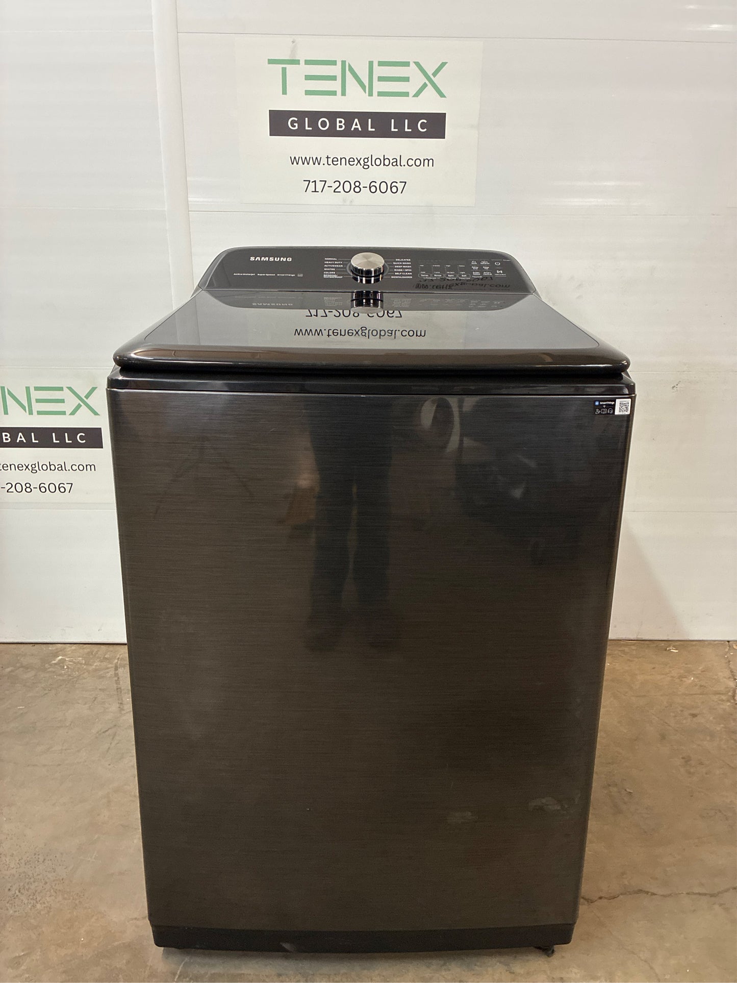 Samsung Smart Top Load Washer w/ Super Speed Wash Black