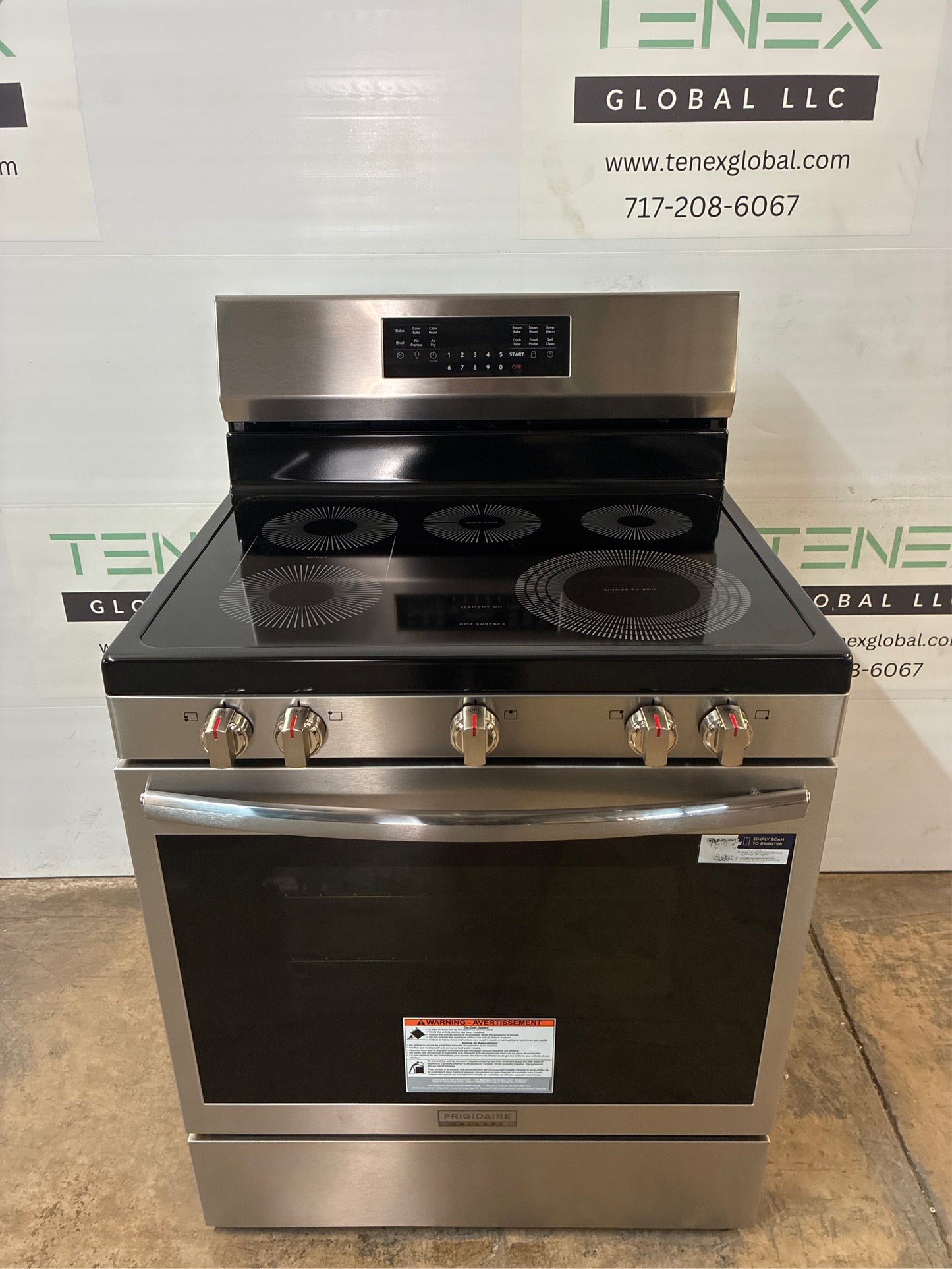 Frigidaire Gallery 30" 5-Burner Freestanding Electric Range