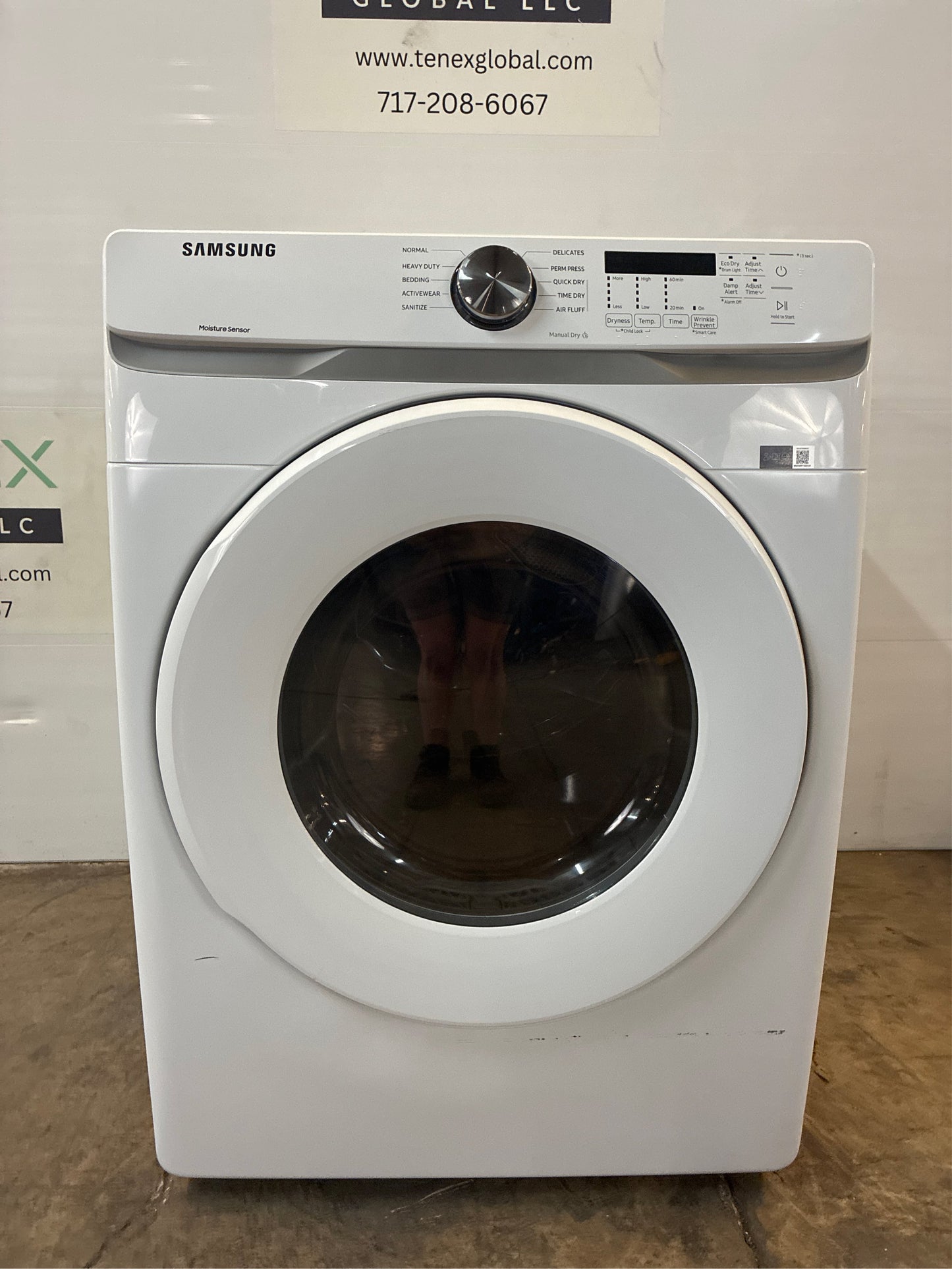 Samsung 7.5-cu ft Electric Dryer (White)
