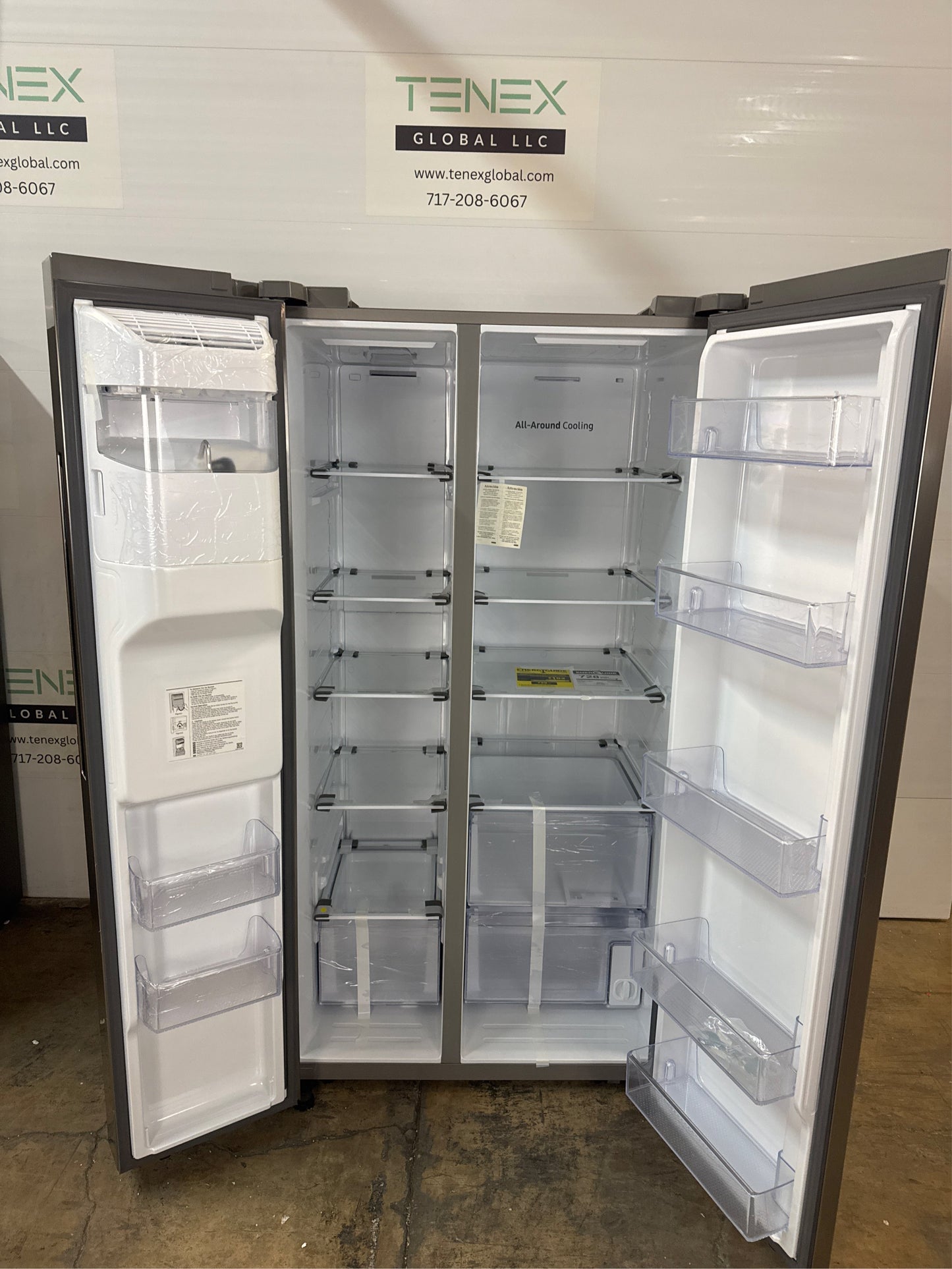 Samsung 36 Side-by-Side Refrigerator, 27.4 cu.ft., SS