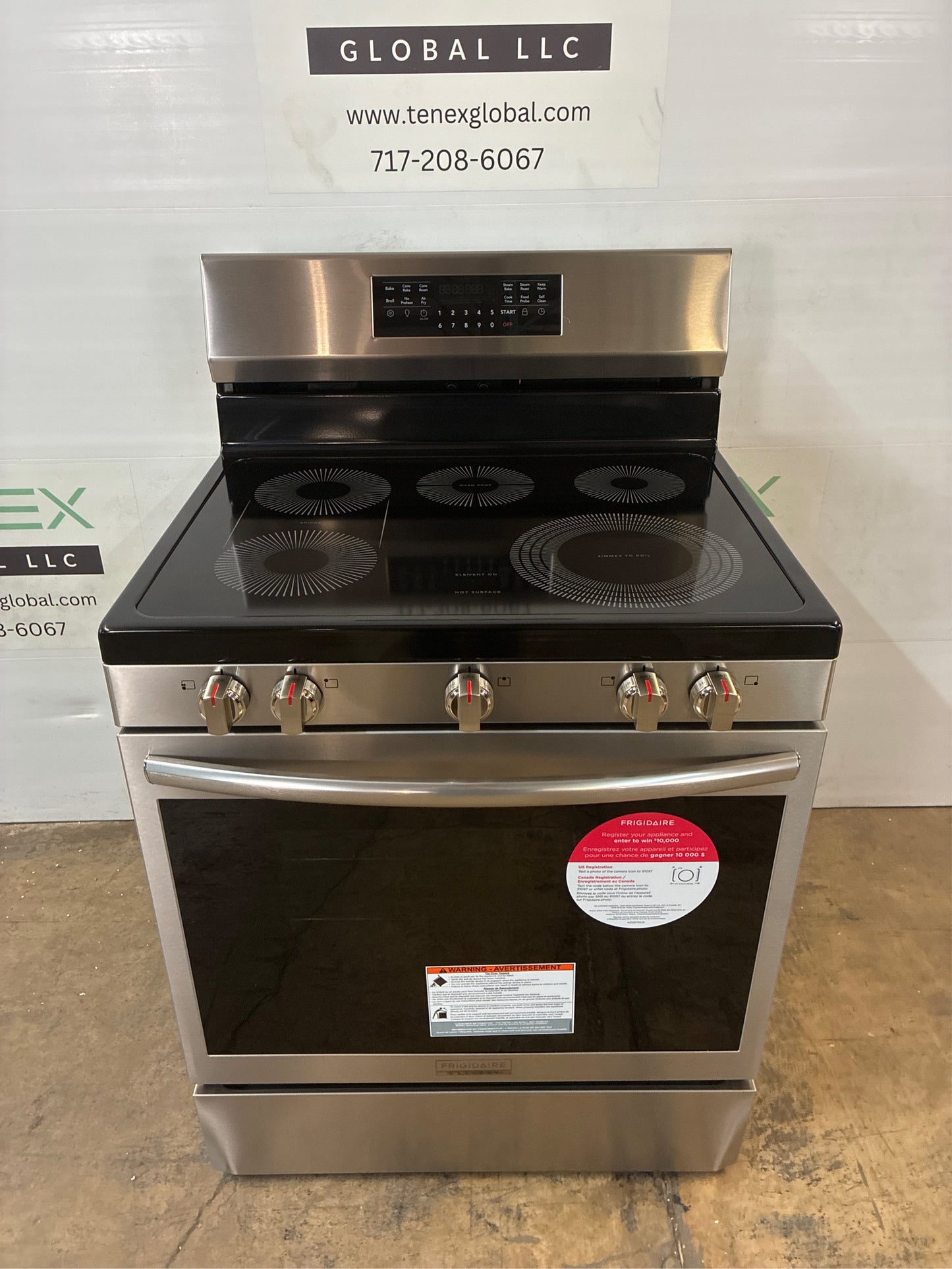 Frigidaire Gallery 30" 5-Burner Freestanding Range