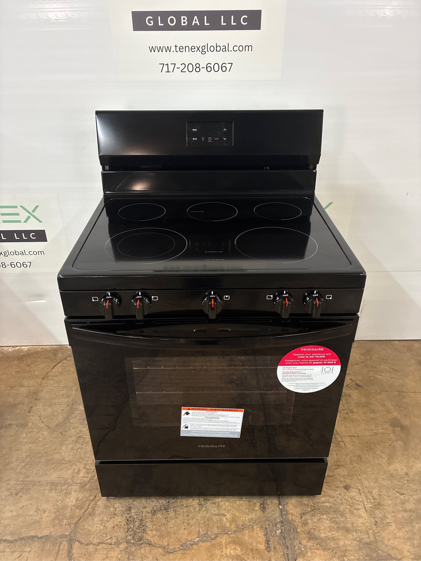 Frigidaire 30" Electric Range (Black)