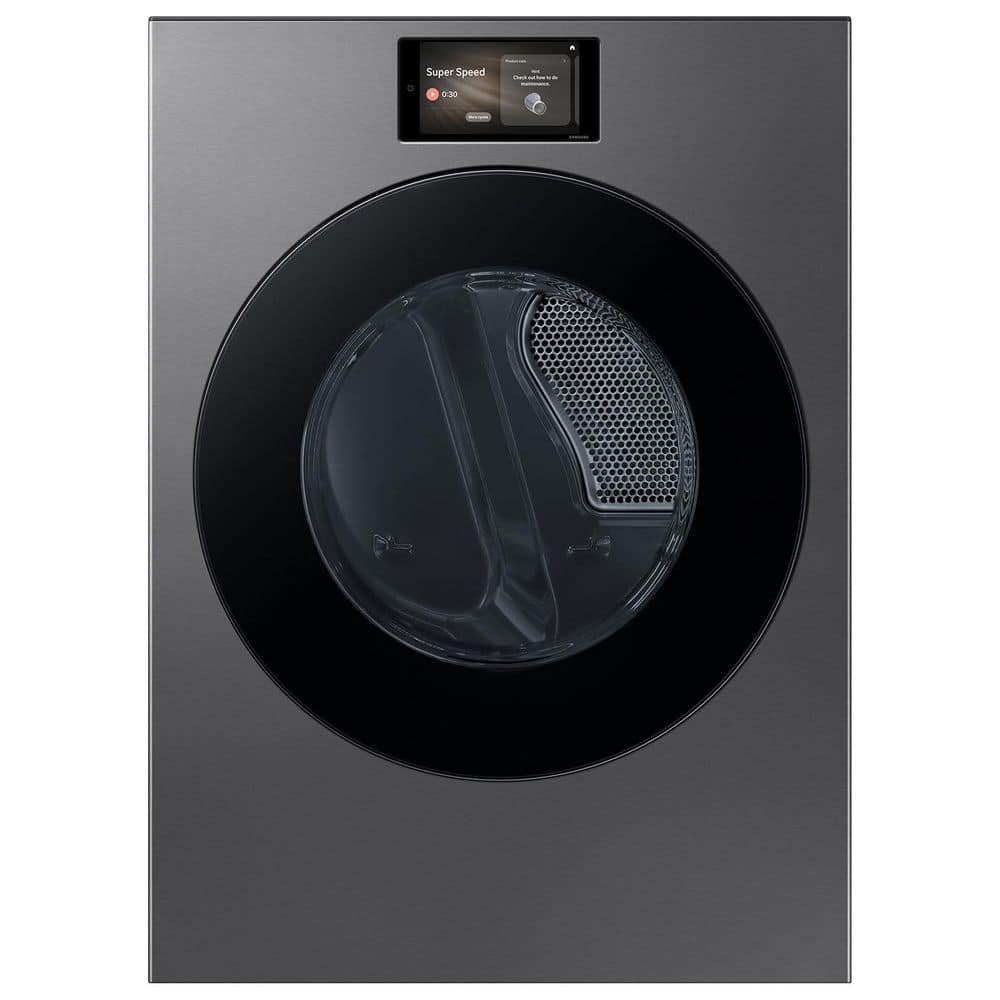Samsung 7.6 cu ft Bespoke AI Electric Dryer Dark Steel