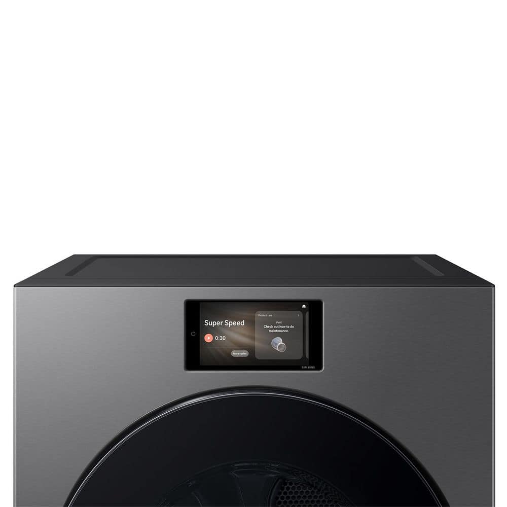 Samsung 7.6 cu ft Bespoke AI Electric Dryer Dark Steel