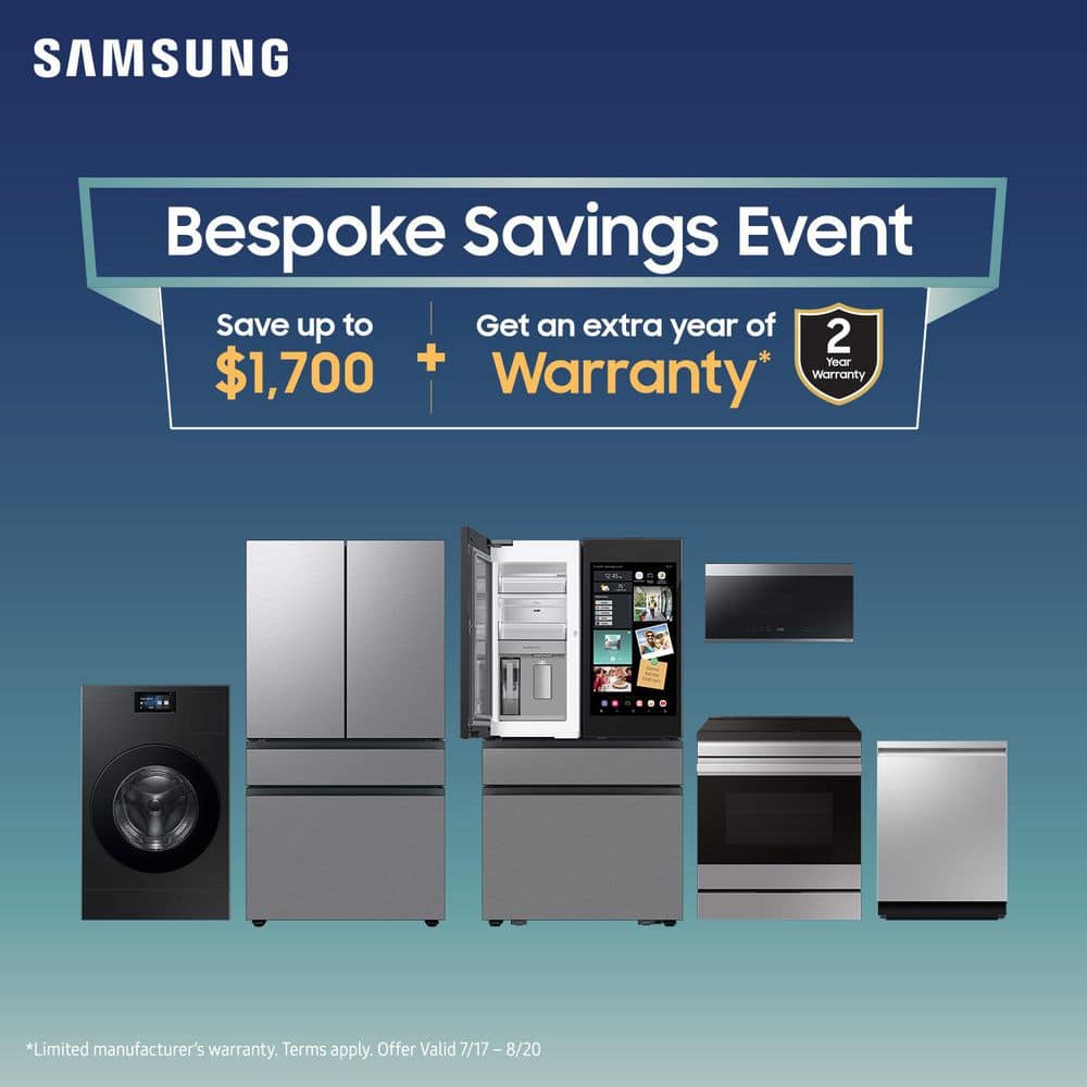 Samsung 7.6 cu ft Bespoke AI Electric Dryer Dark Steel