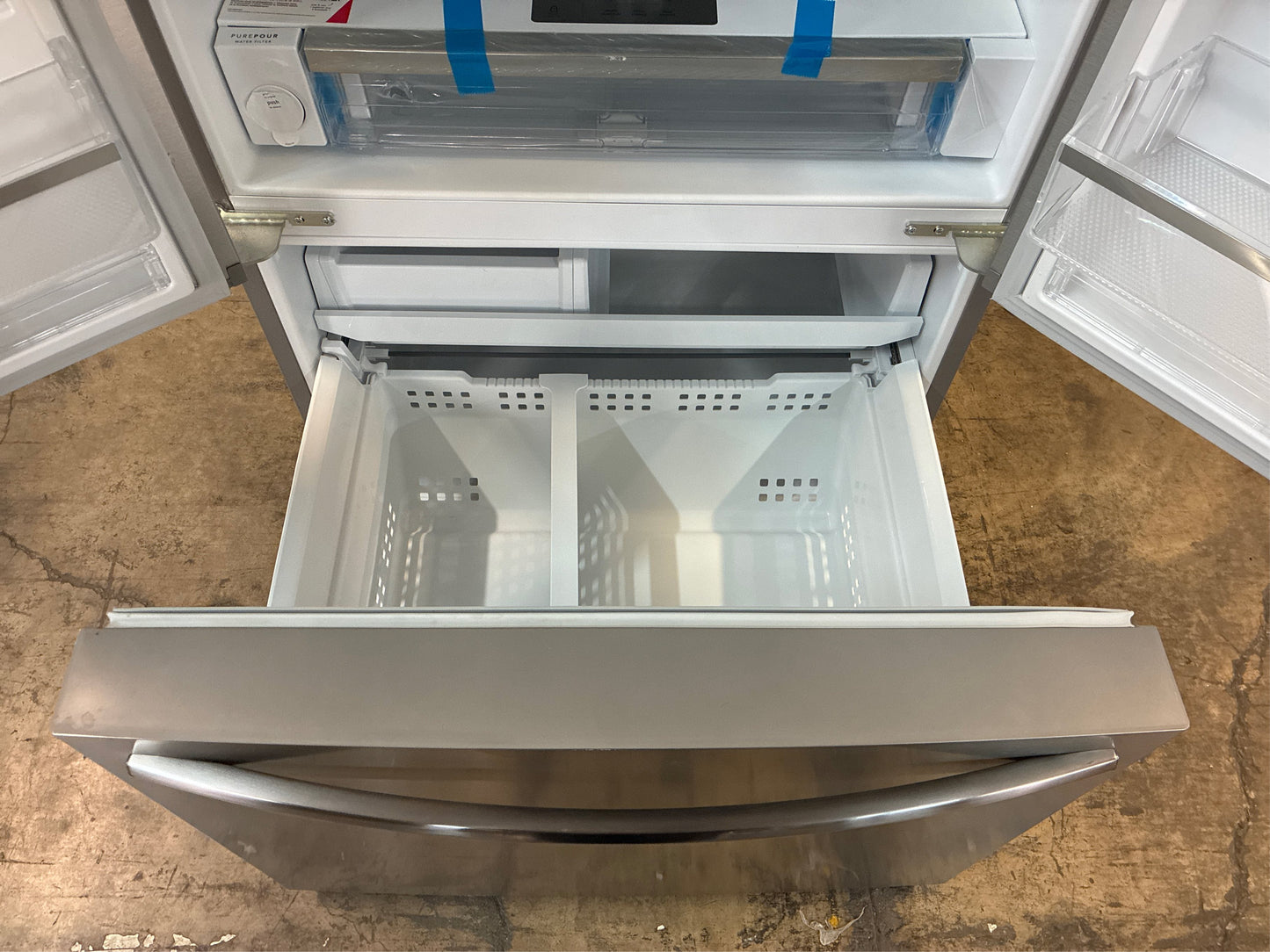 Frigidaire 27.8 cu ft French Door Refrigerator in Steel