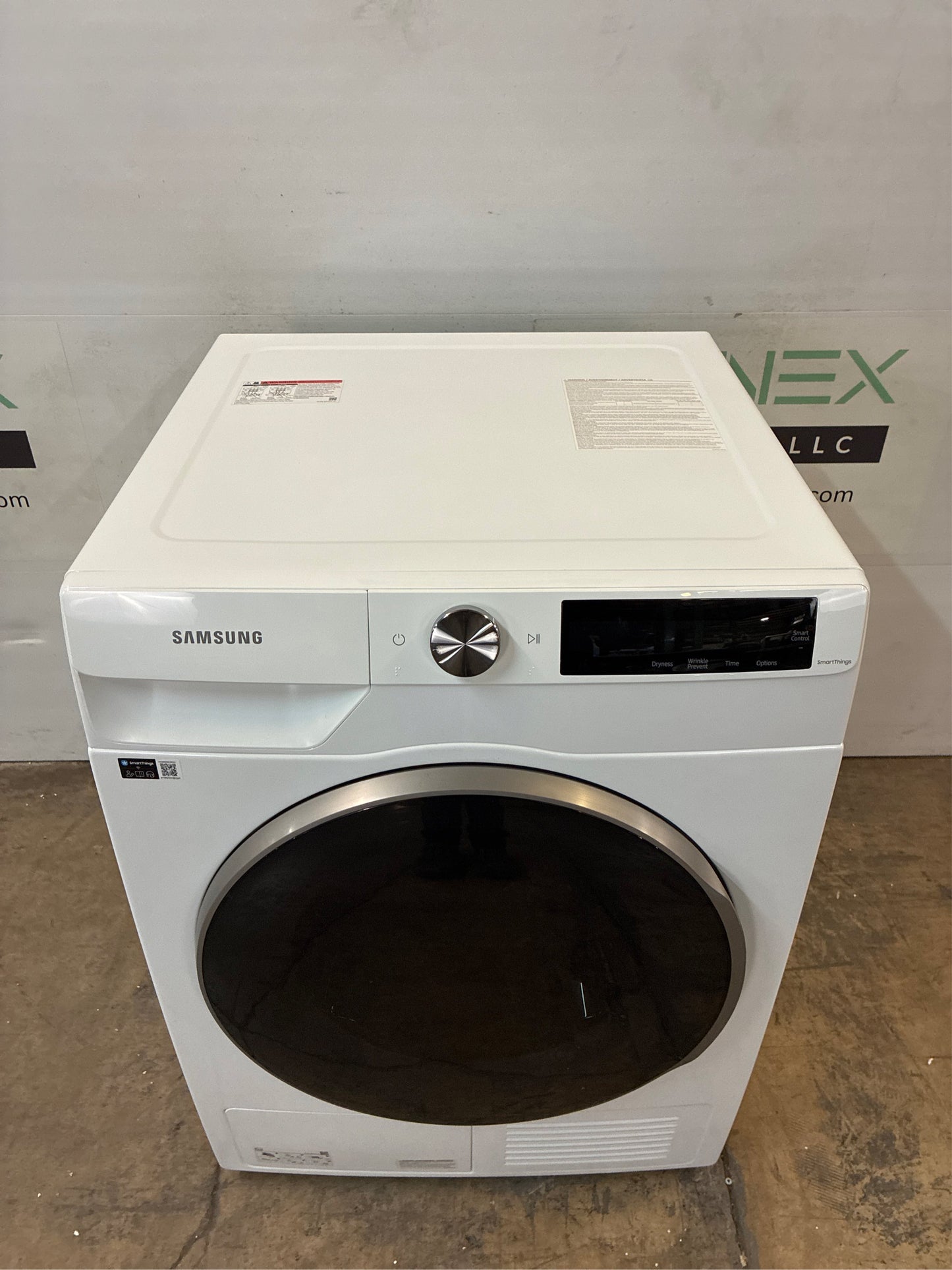 Samsung 4-cu ft Stackable Dryer (White)