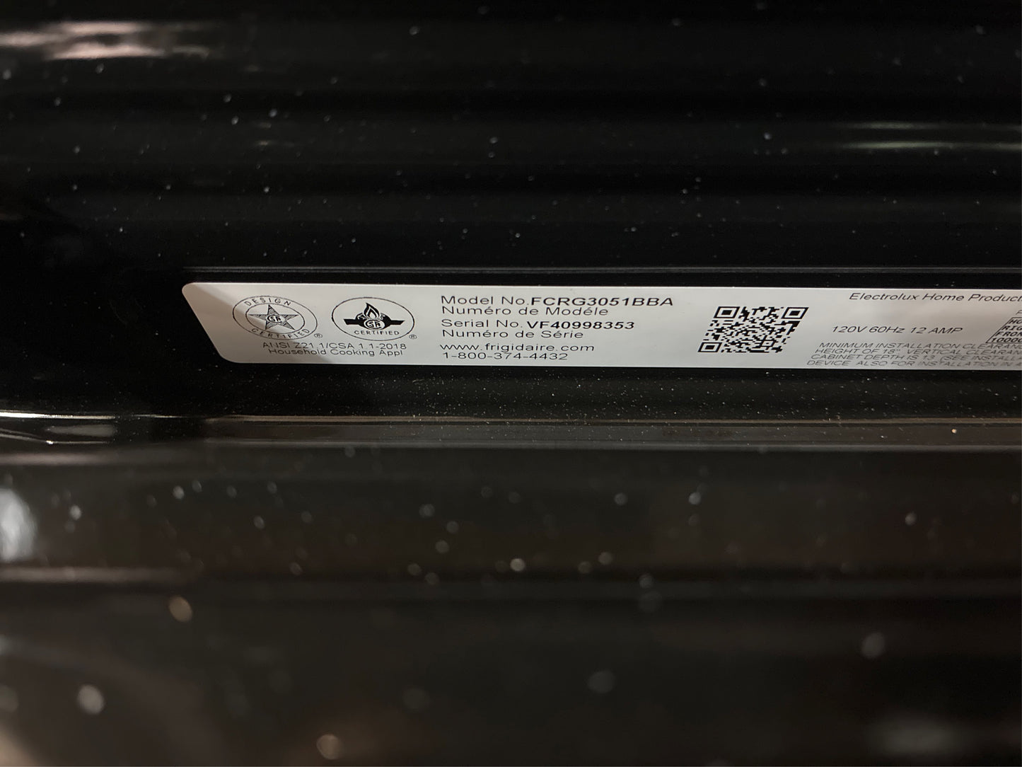 Frigidaire 30" 4-Burner 5.1-cu ft Gas Range