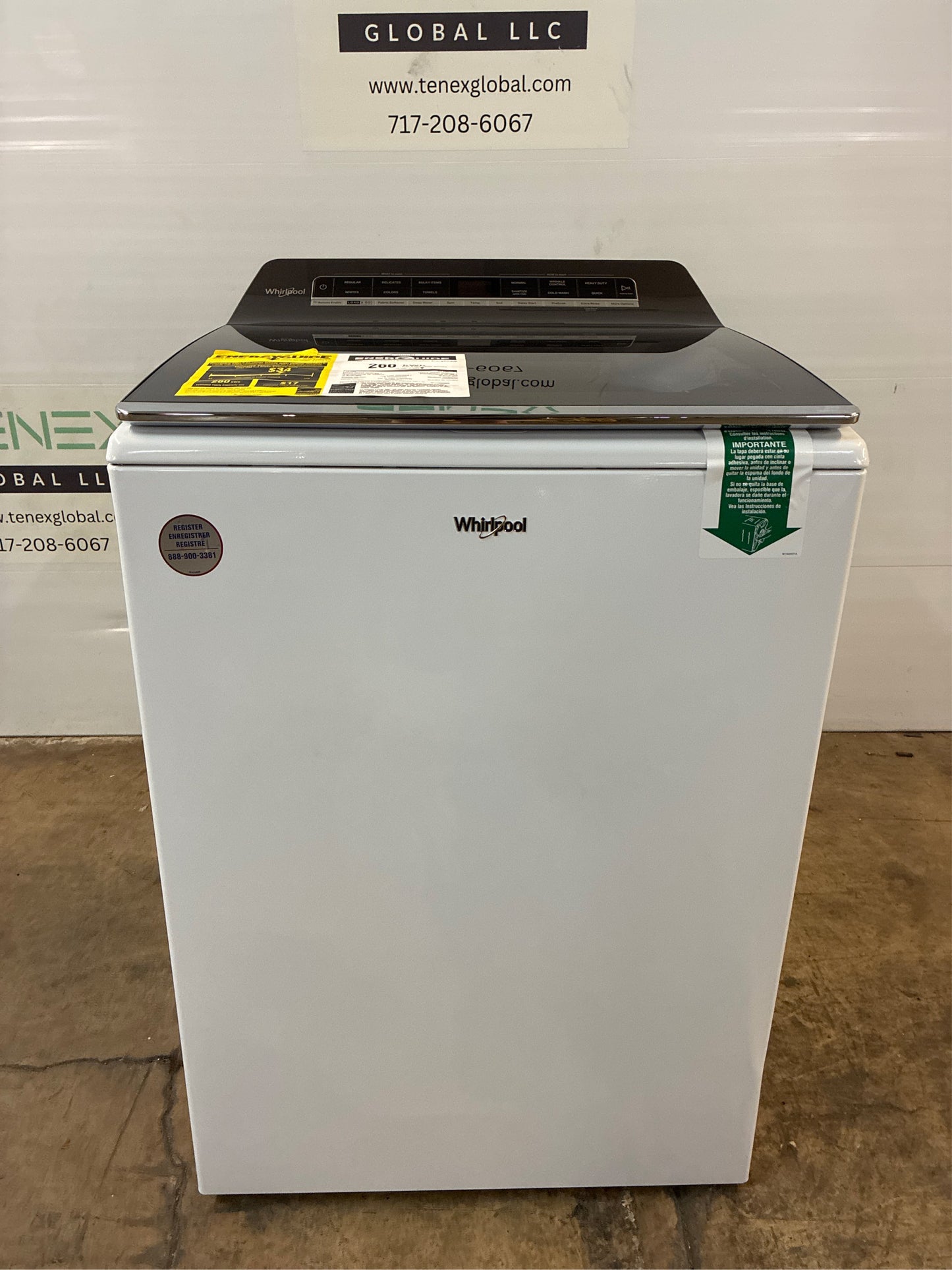 Whirlpool 5.2-5.3 cu. ft. Smart Washer, 2 in 1 Agitator