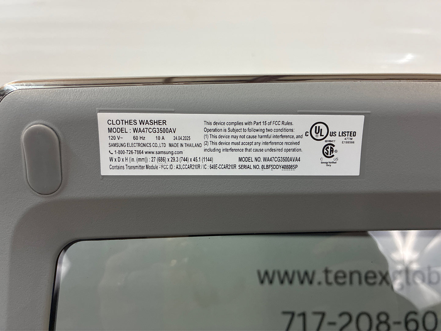 Samsung 4.7 cu.ft. Smart Top Load Washer with WaterJet