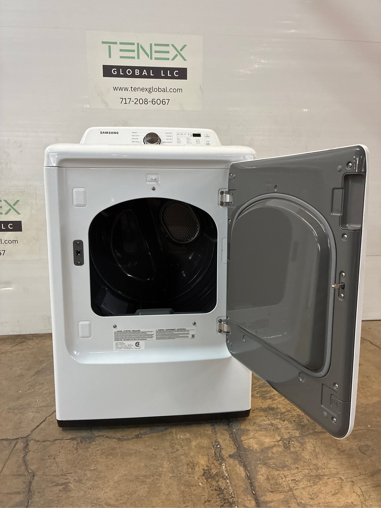 Samsung 7.2 cu.ft Vented Electric Dryer - White