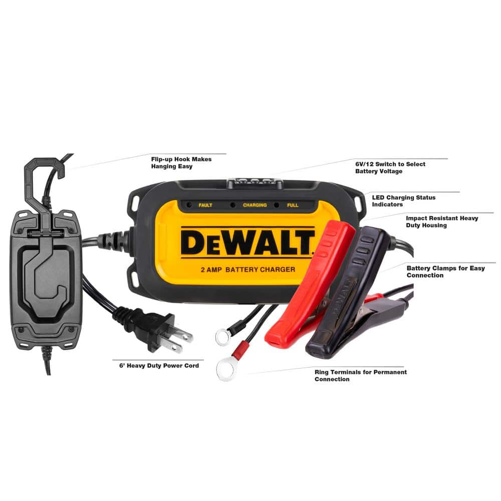 2 Amp Auto Battery Charger & Maintainer