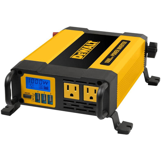 DEWALT 1000W Car Power Inverter with USB Ports
