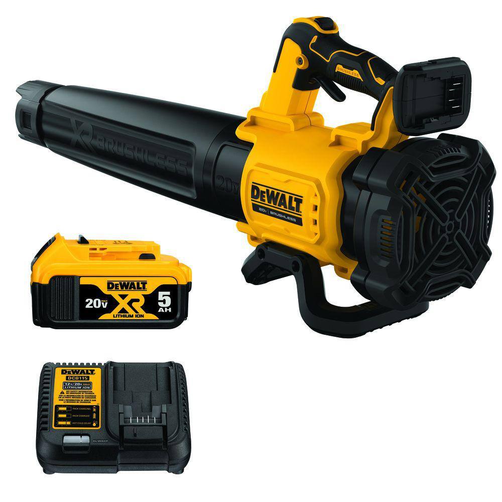 Dewalt 20V MAX 125 Mph 450 CFM Brushless Leaf Blower