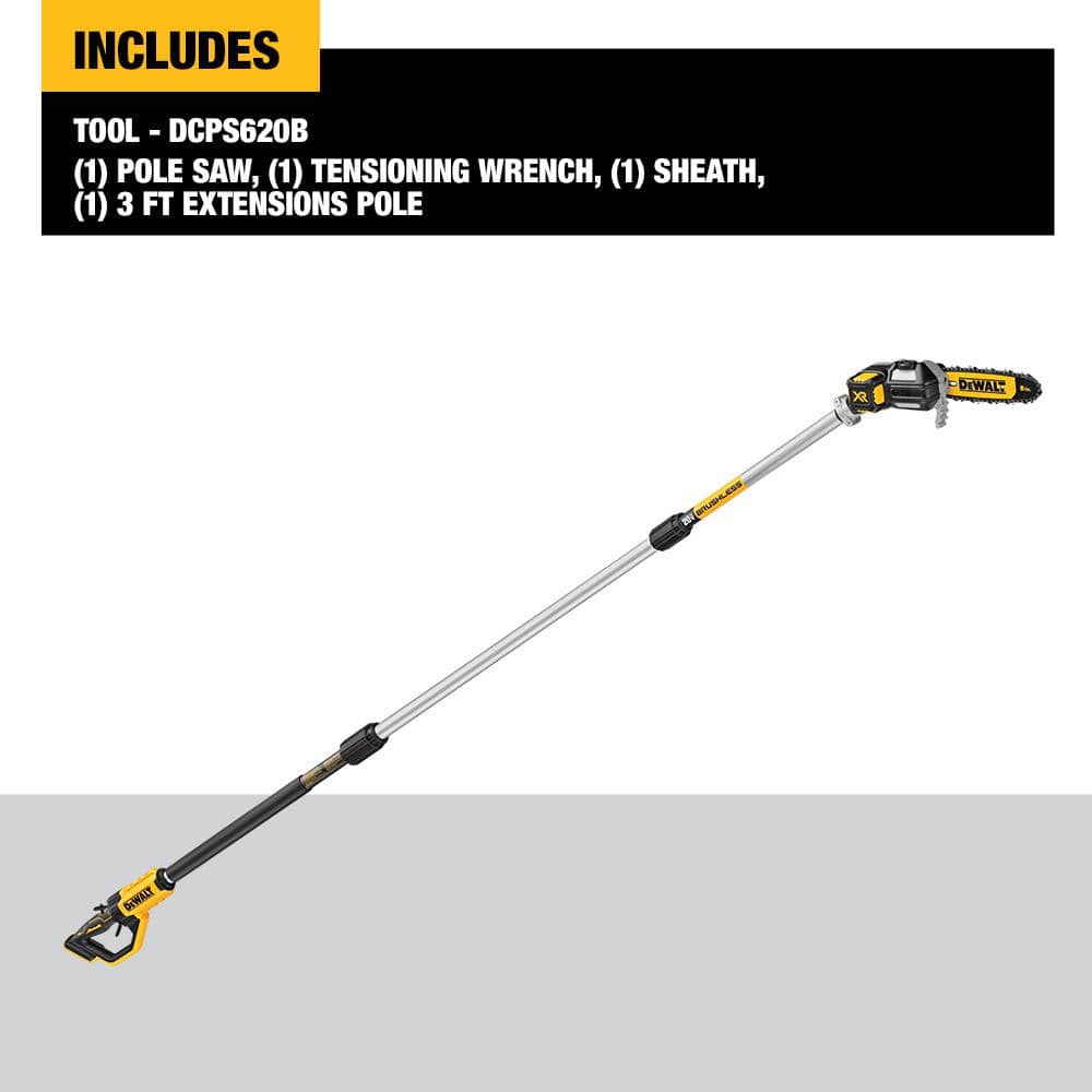 Dewalt 20V MAX 8in. Brushless Cordless Pole Saw