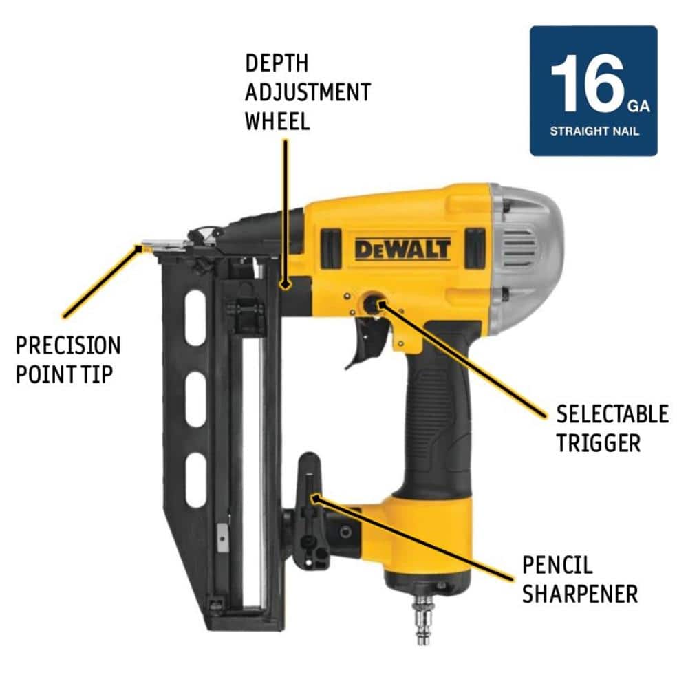 Pneumatic 16-Gauge 2-1/2 in. Nailer
