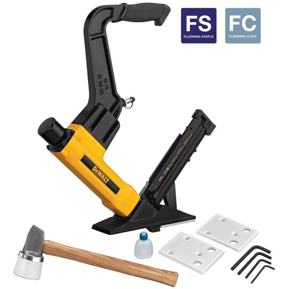 2-in-1 Pneumatic 15.5/16-Gauge Flooring Tool