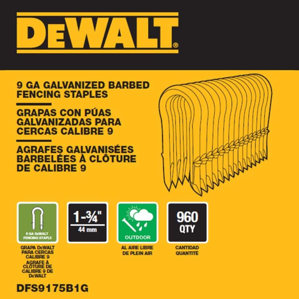 1.75 in. x 9-Ga. Galv. Barbed Tape Staples