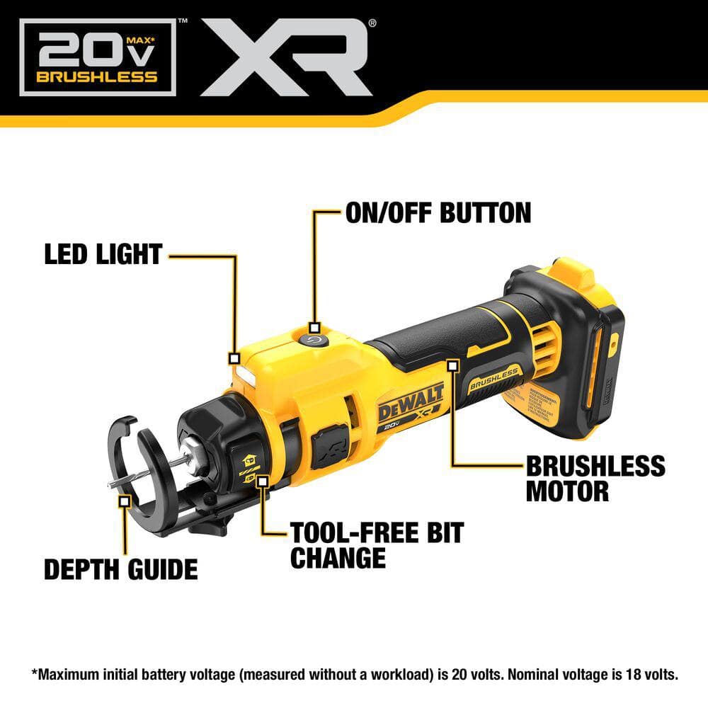 DEWALT XR 20V Cordless Rotary Drywall Tool