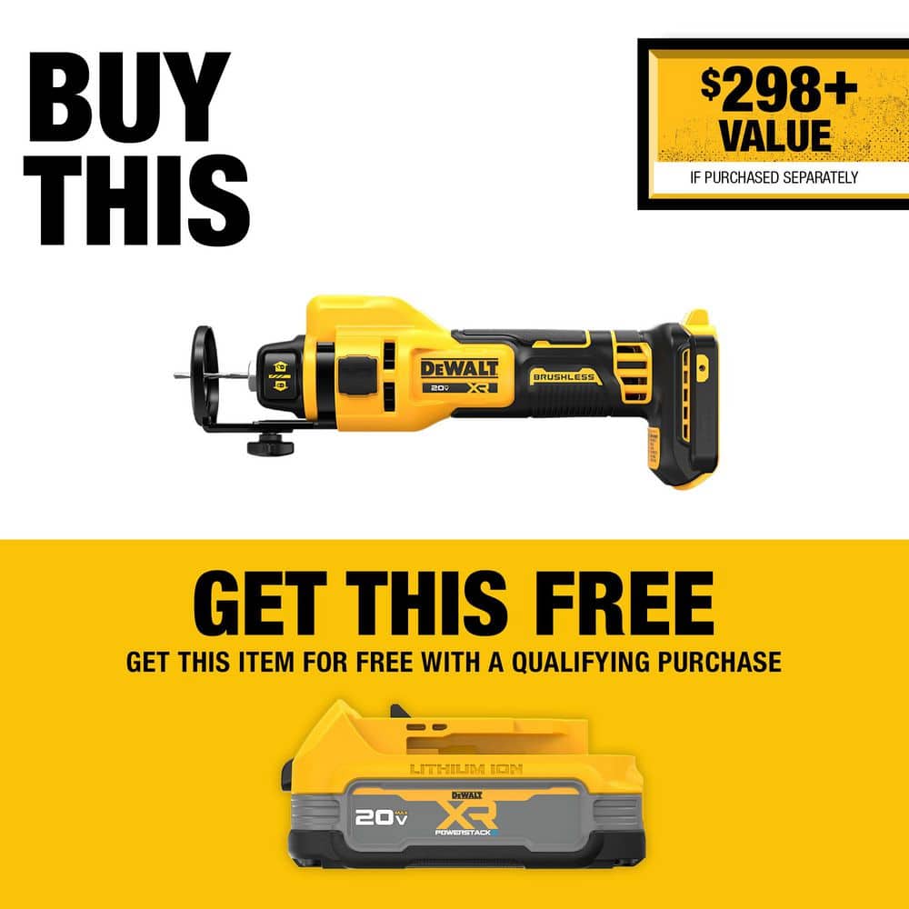 DEWALT XR 20V Cordless Rotary Drywall Tool