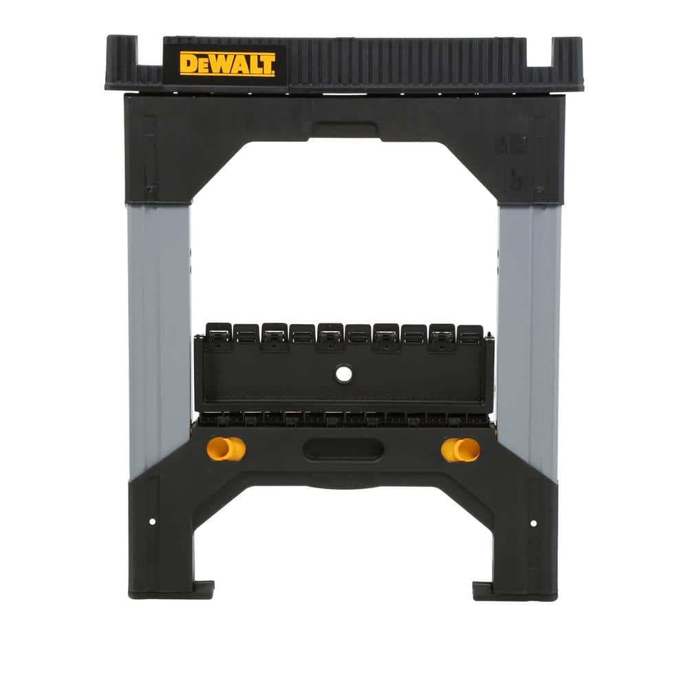 33 in. Folding Sawhorse with Adjustable Metal Legs