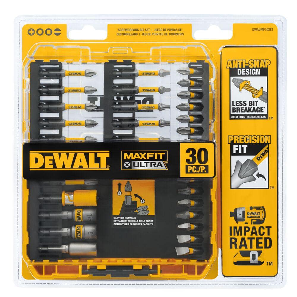 DEWALT MAXFIT 1/4 in Hex Screwdriving Bit Set