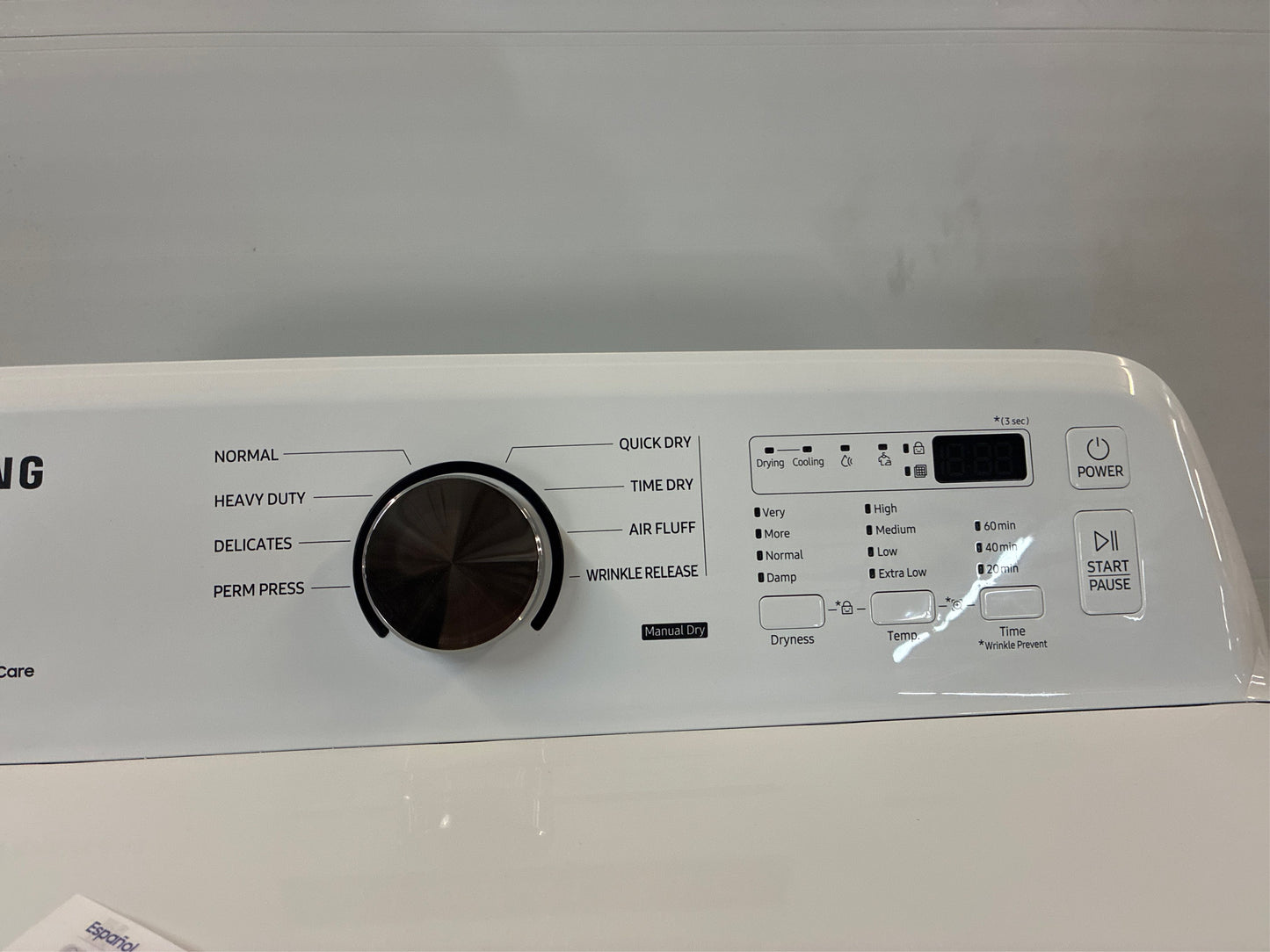Samsung 7.2 cu.ft. Vented Electric Dryer White
