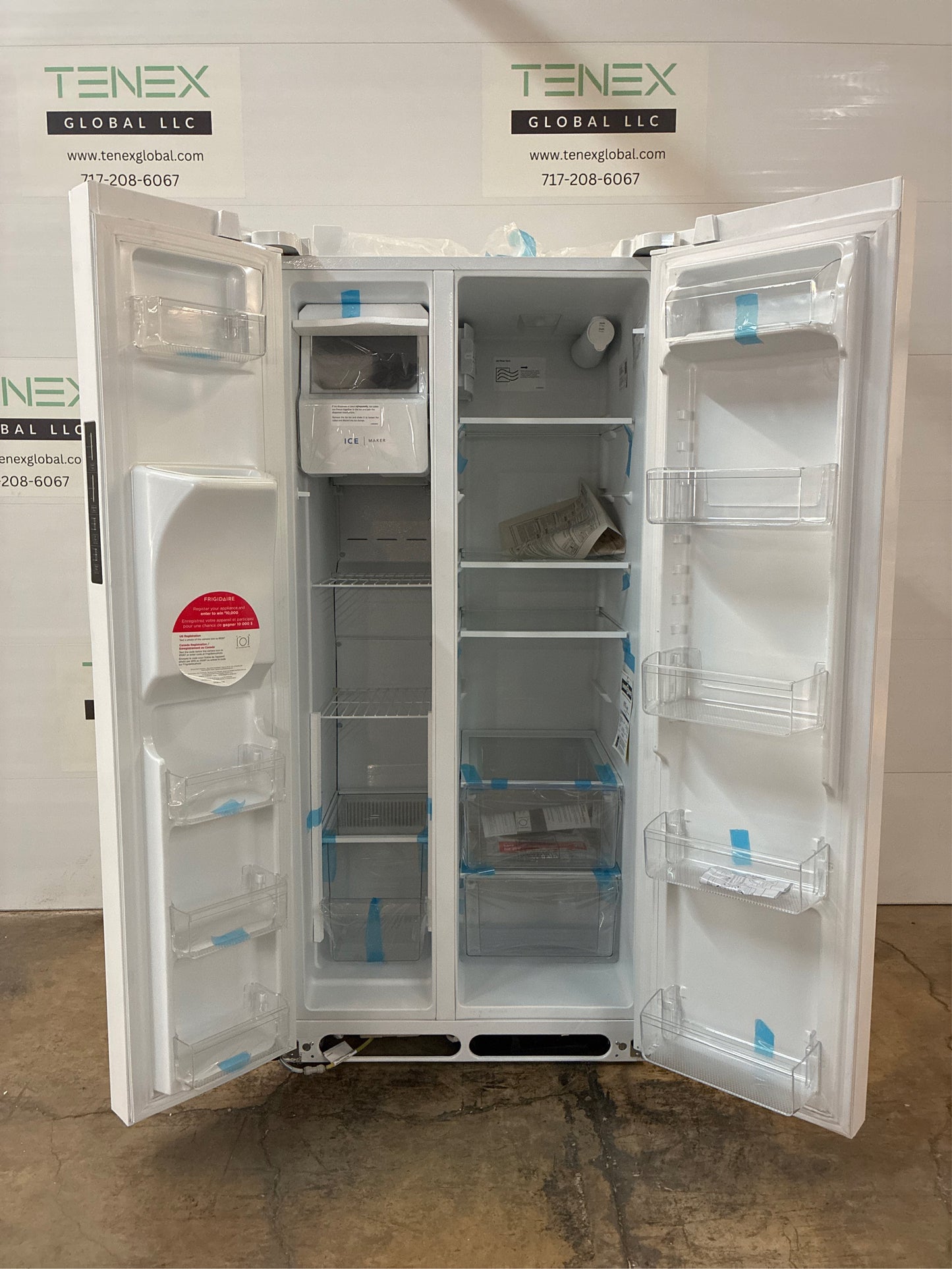 Frigidaire 22.3 cu. ft. SxS Refrigerator, 33" White