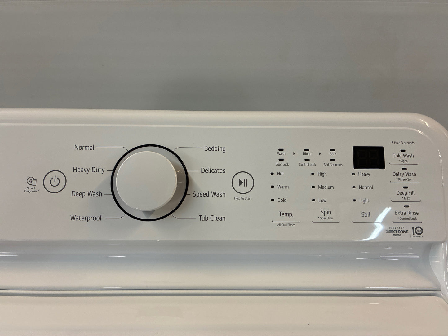 LG 4.3 Cu. Ft. Top Load Washer in White