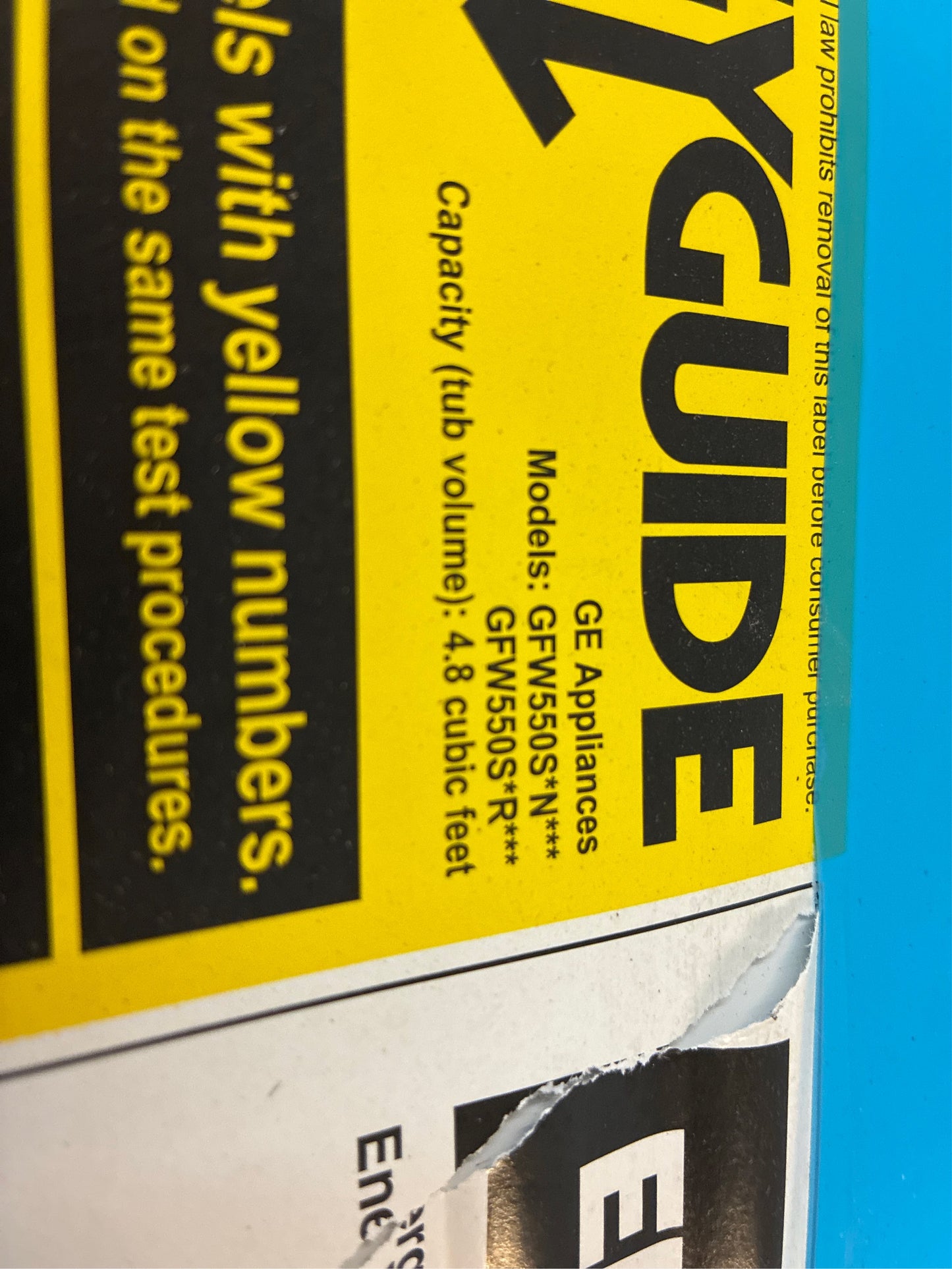 GE 4.8 cu. ft. Front Load Washer, OdorBlock