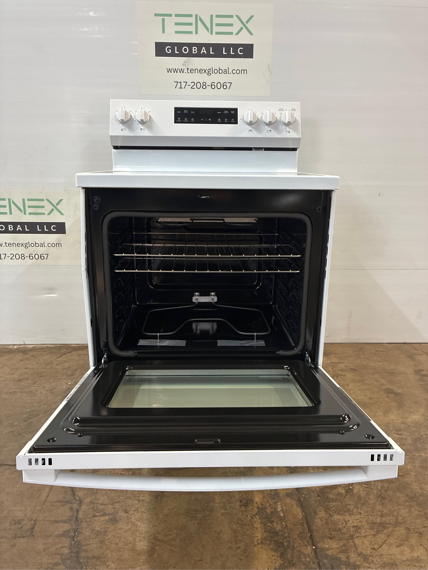 GE Crisp Mode 30-in Glass Top Electric Range