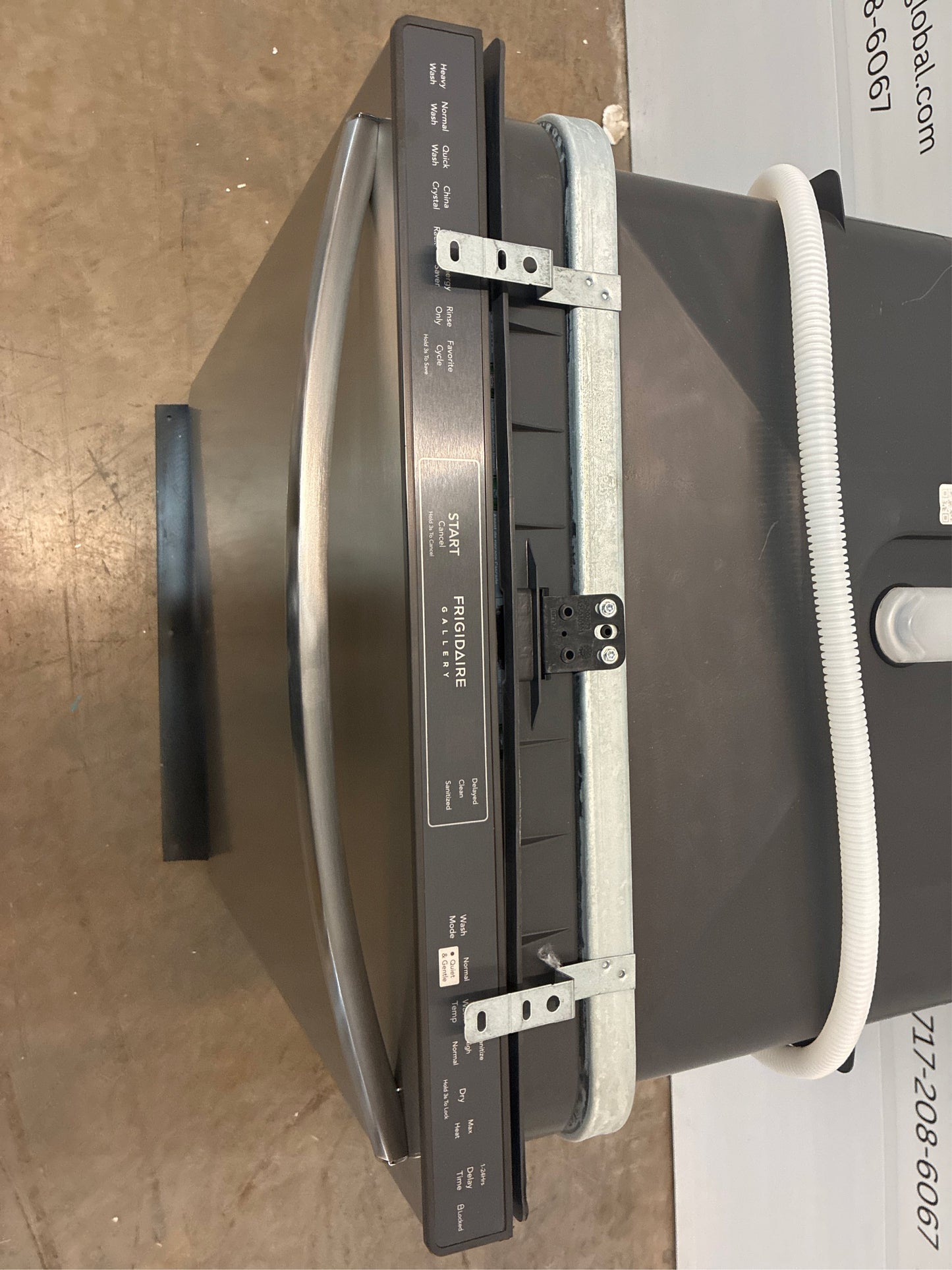 Frigidaire 24" Top Control Dishwasher, Stainless Steel