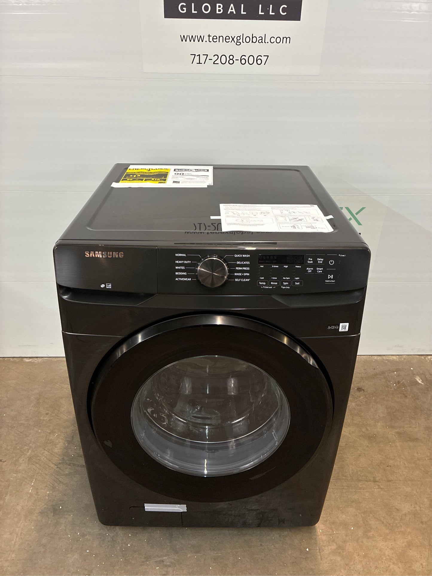4.5 cu. ft. Front Load Washer, Brushed Black