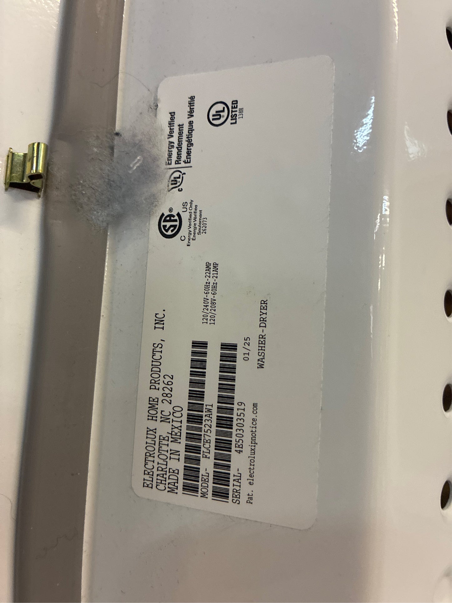 Frigidaire 3.9-cu ft Washer/5.5-cu ft Dryer