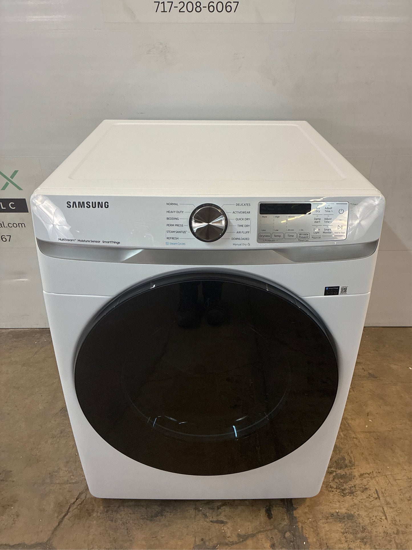 Samsung 7.5 cu. ft. Smart Gas Dryer with Steam