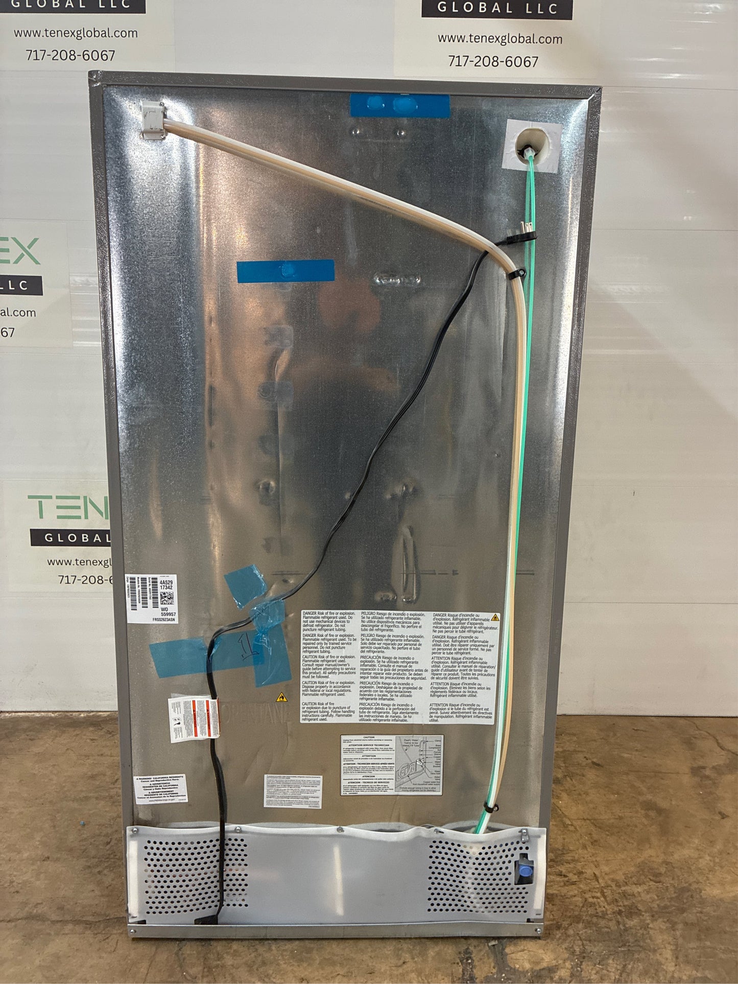 Frigidaire 36in 25.6cuft Side by Side Refrigerator SS