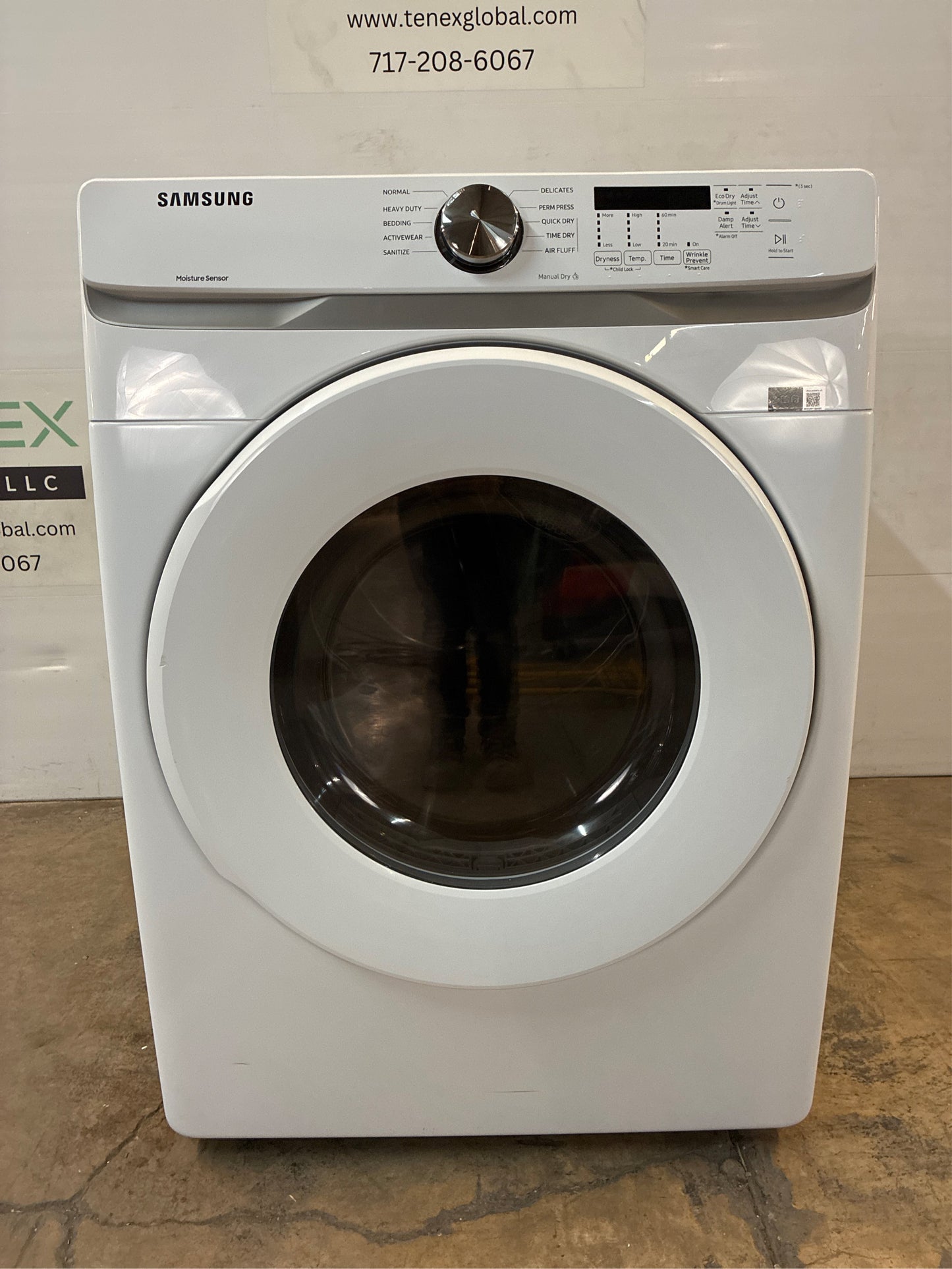 Samsung Gas Dryer with Sensor Dry, White