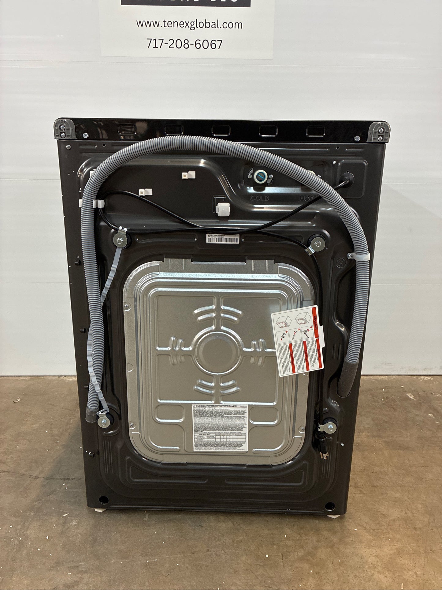 4.5 cu. ft. Front Load Washer, Brushed Black