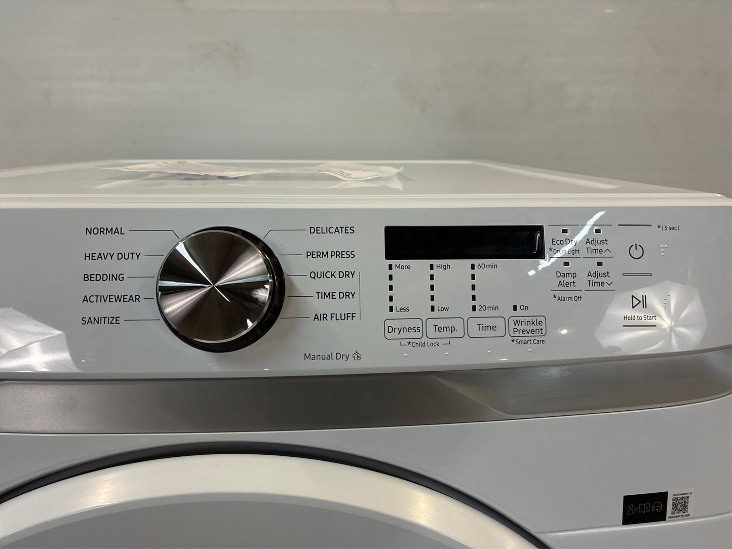 Samsung 7.5-cu ft Stackable Electric Dryer (White)