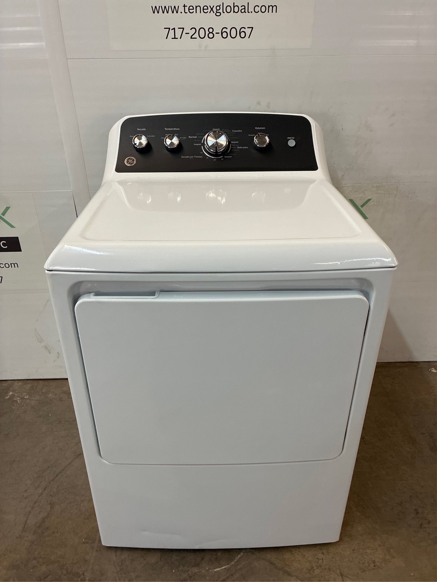 GE 7.2 cu. ft. Electric Dryer with Spanish Panel