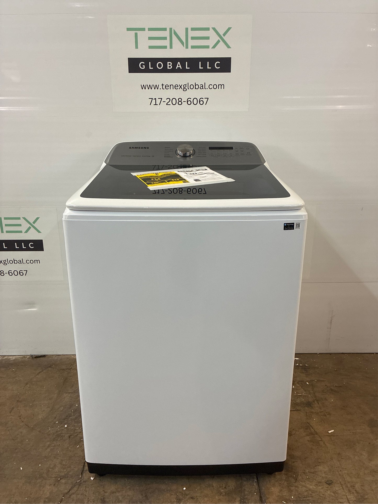 Samsung 5.2 cu. ft. Smart Top Load Washer, White