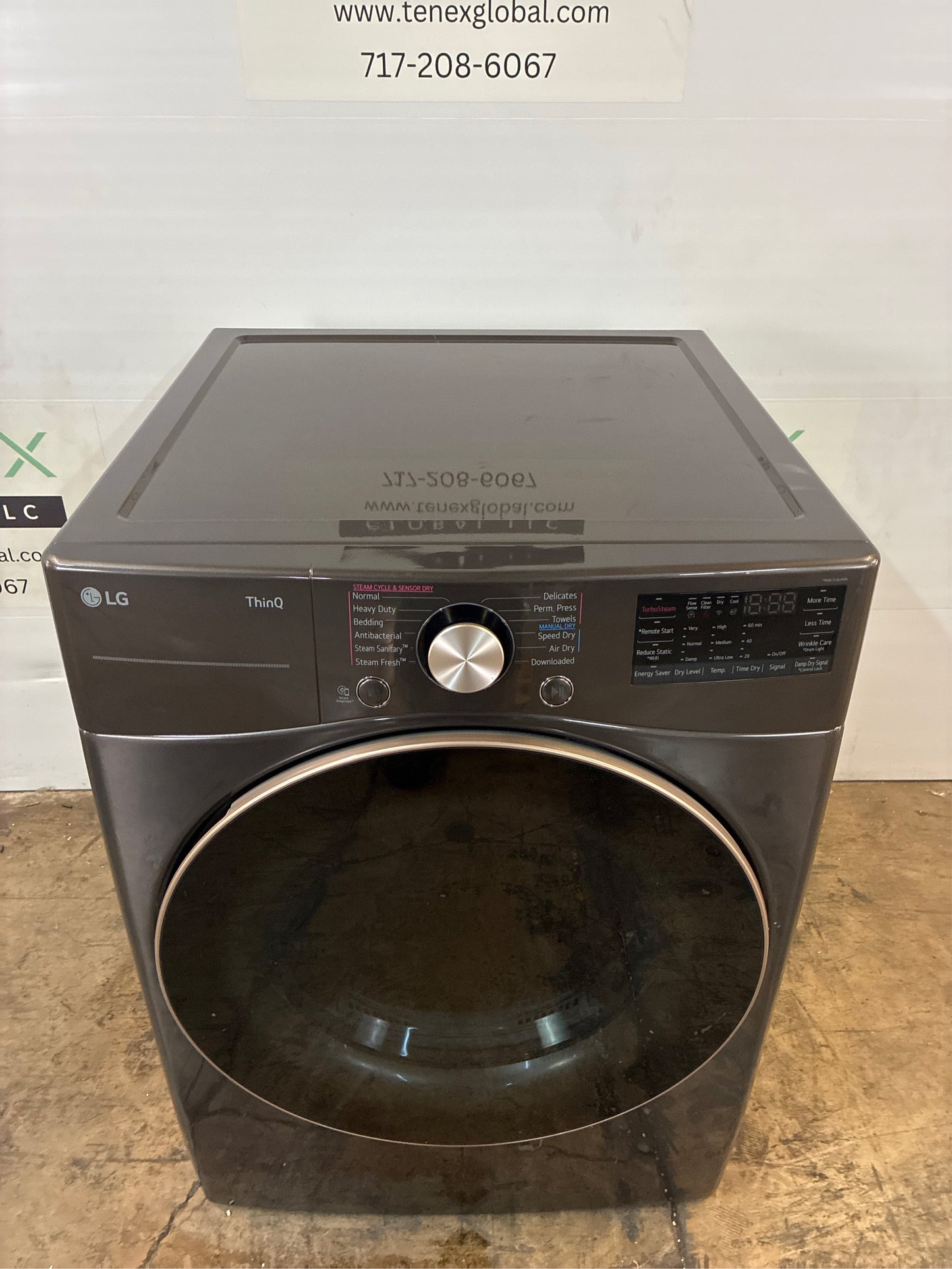 LG True Steam 7.4-cu ft Vented Electric Dryer