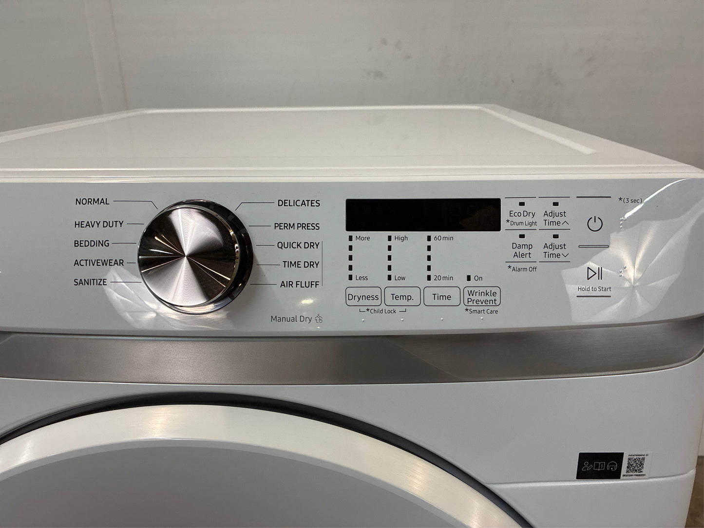 Samsung 7.5 cu.ft. Stackable Electric Dryer (White)